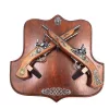 Obiect decorativ La Balestra TR-237, metal și lemn, lungime 37 cm
