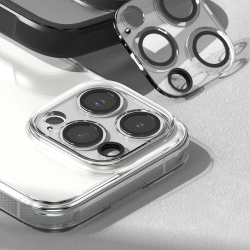 Set 2 Folii de protectie camera Ringke Camera pentruApple iPhone 15 Pro Transparent