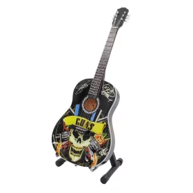   Miniatură chitara Indomini MGT-3124, Guns N' Roses Tribute, lemn de mahon, plastic și metal, stil clasic