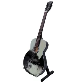   Miniatură chitara Indomini MGT-5845, Inspired by Bob Dylan, lemn de mahon, înălțime 27,5 cm, lățime 9 cm
