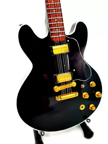 Miniatură chitara Indomini MGT-6194, B.B.King Lucille, lemn de mahon, 27,5 x 9 x 0,8cm