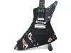 Miniatură chitara Giftdeco MGT-7818, Scorpions Matthias Jabs, lemn de mahon, plastic și metal