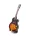 Miniatură chitara Indomini BMG-011, Elvis Presley Style 15cm, lemn de mahon, plastic și metal, 15,5 x 6 x 0,4 cm