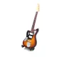 Miniatură chitara Indomini BMG-034, 15cm Kurt Cobain style, lemn de mahon, plastic și metal, 15,5 x 6 x 0,4 cm, stil clasic