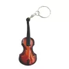 Miniatură vioara Indomini ECK-0887, keychain, lemn de mahon și metal, 6 x 11 x 0,5 cm