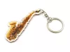 Breloc saxofon Indomini ACI-8034, acril si metal, 11,5 cm